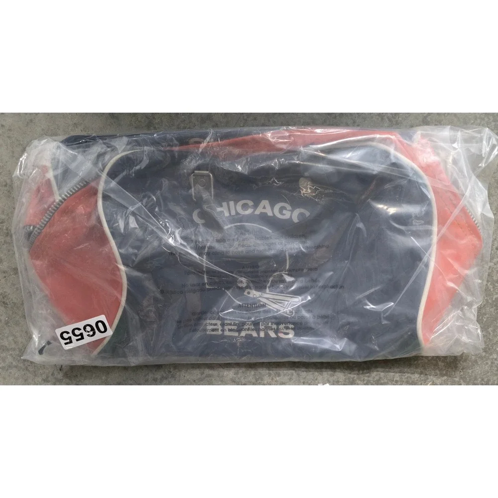 Vintage Chicago‎ Bears 1970's NFL Football Rare Leather Gym Duffel Bag